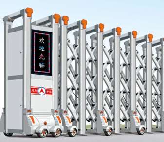 用于電動伸縮門的門排鎖利用